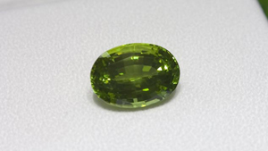 10.59-ct. Oval Cut Burmese Peridot 10.59-ct. Oval Cut Burmese Peridot