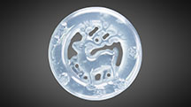 Figure 1. Guatemalan “ice jade” carving of a deer (2.3 cm diameter). Courtesy of T. Chen.