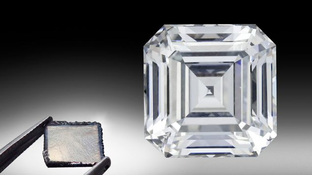 CVD diamond plate and HPHT laboratory grown diamond