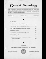 Gems & Gemology, Spring 1938, Vol. 2, No. 9