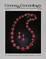 Gems & Gemology, Fall 1986, Volume 22, No. 3