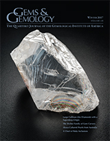 Gems & Gemology, Winter 2017, Vol. 53, No. 4