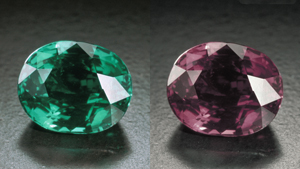 Color change is the most important quality factor for alexandrite