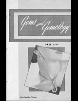 Gems & Gemology, Fall 1949, Vol. 6, No. 7