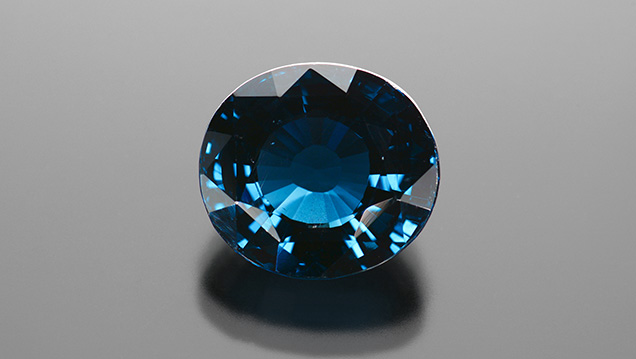Largest faceted gahnospinel identified by GIA.