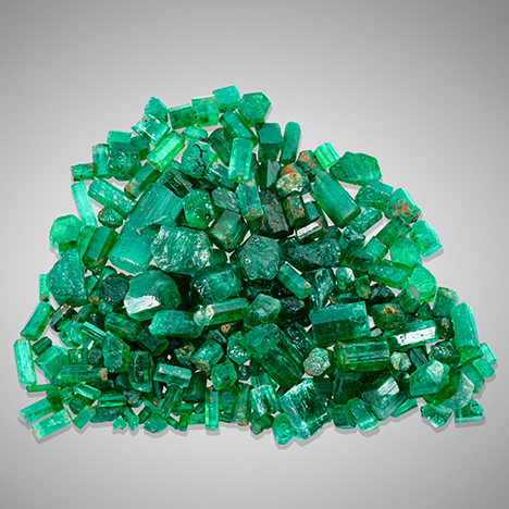 Rough emerald parcel from Afghanistan.