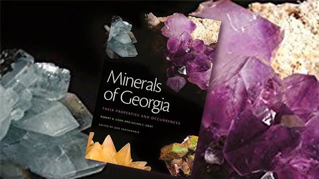 《Minerals of Georgia: Their Properties and Occurrences》（乔治亚州的矿物：性质和分布地）图书封面