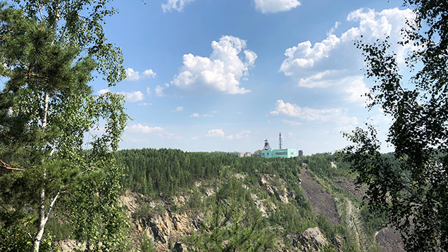 The Malysheva emerald mine in Russia.