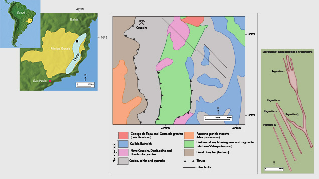 Regional and Local Geology of the Cruzeiro Mine