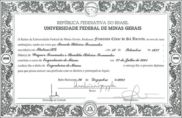 Marcelo’s Diploma Marcelo’s Diploma