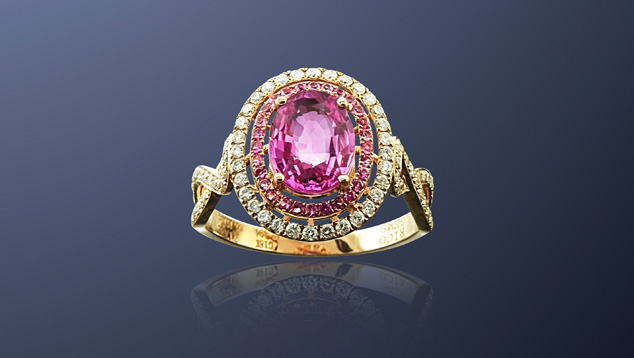 Pink Sapphire Ring