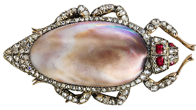 Scarab brooch/pendant. Scarab brooch/pendant.