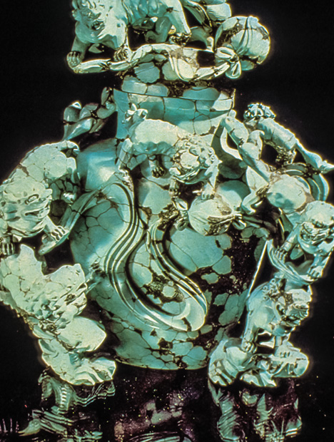 Ornate Turquoise Vase Ornate Turquoise Vase