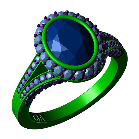 The final design in CAD/CAM The final design in CAD/CAM