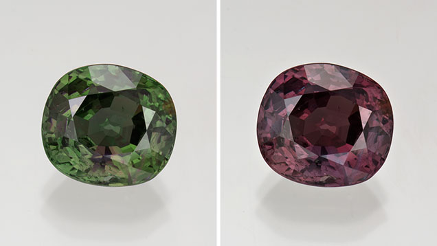 8.82-carat Cushion-Shaped Alexandrite 8.82-carat Cushion-Shaped Alexandrite