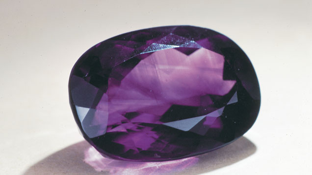 Amethyst with Visible Color Zones Amethyst with Visible Color Zones