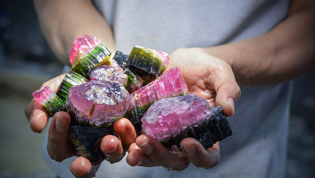 Tourmaline, Cruzeiro mine, Brazil Tourmaline, Cruzeiro mine, Brazil