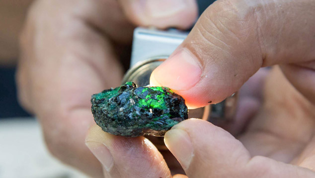 Emerald, Montebello mine, Brazil Emerald, Montebello mine, Brazil