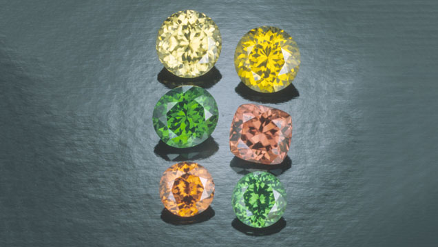 Various Zircon Colors Various Zircon Colors