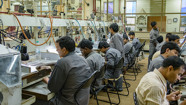 Jewelers at work