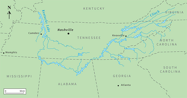 May of the Tennessee River May of the Tennessee River