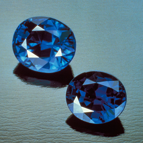 Two finished Australian sapphires