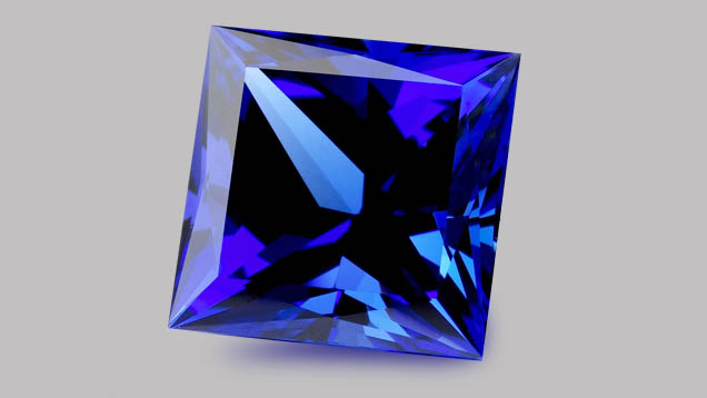 Eye-clean Faceted Tanzanite Eye-clean Faceted Tanzanite