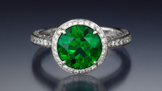 3.20 Carat Demantoid Garnet 3.20 Carat Demantoid Garnet