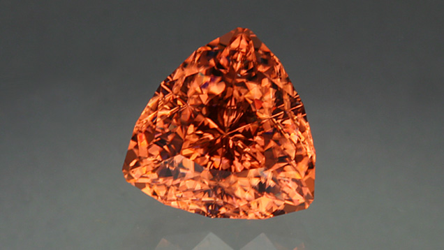 12.84-carat Triangular-cut Zircon 12.84-carat Triangular-cut Zircon