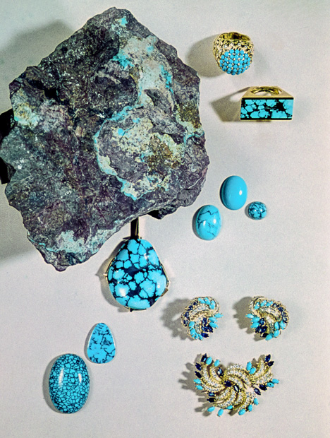 Turquoise Rough and Gem Pieces Turquoise Rough and Gem Pieces