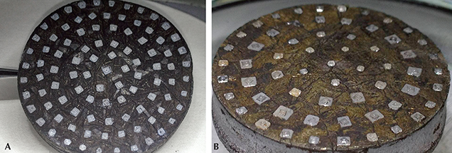 Multi-seed diamond growth layout