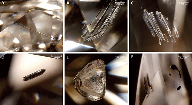 Inclusions observed in HPHT synthetic diamonds
