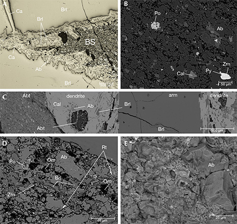 Microscopic images of trapiche emerald Microscopic images of trapiche emerald