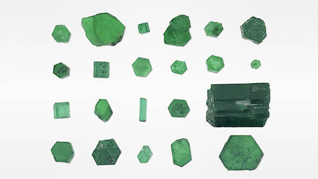 Swat emerald crystals Swat emerald crystals