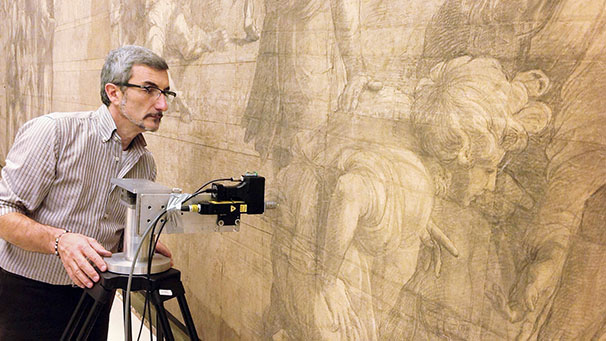 Application of Raman analysis on work by Raphael. Application of Raman analysis on work by Raphael.