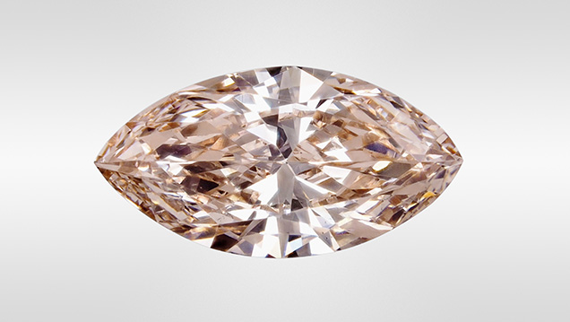 LPHT-treated brownish pink CVD synthetic diamond LPHT-treated brownish pink CVD synthetic diamond