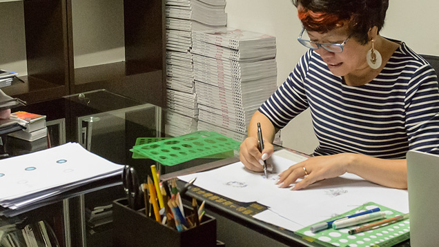 Shirley now spends more time on high-end jewelry design and leaves most of the manufacturing work to her employees. Shirley now spends more time on high-end jewelry design and leaves most of the manufacturing work to her employees.