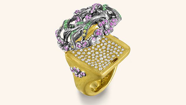 Fragrance locket ring