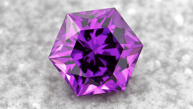 Purple garnet from Mozambique. Purple garnet from Mozambique.