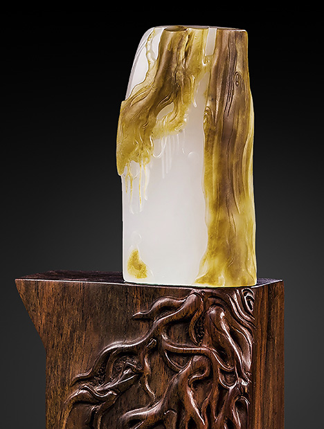 Modern work depicting a Zen sensibility. Modern work depicting a Zen sensibility.