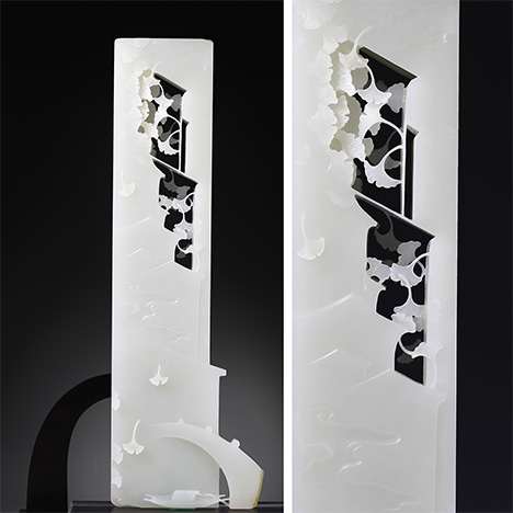 Nephrite “Autumn in Suzhou” by Xi Yang. Nephrite “Autumn in Suzhou” by Xi Yang.