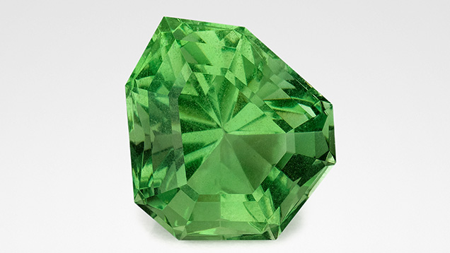 Green fluorite from New Mexico. Green fluorite from New Mexico.