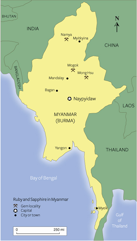 Mining areas in northern Myanmar. Mining areas in northern Myanmar.