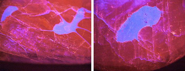 In operational mode the glass-filled cavities were clearly seen. In operational mode the glass-filled cavities were clearly seen.