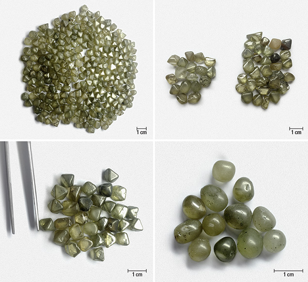 Rough diamonds from the Marange deposit in eastern Zimbabwe Rough diamonds from the Marange deposit in eastern Zimbabwe