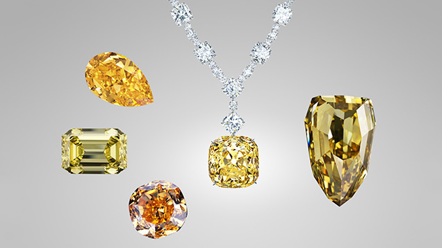 Famous yellow and orange diamonds Famous yellow and orange diamonds