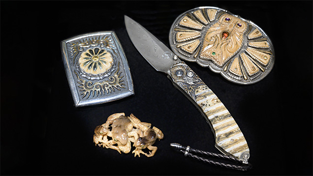 Fossil ivory items by Artifactual.