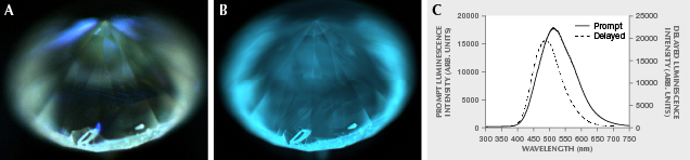 Luminescence in Typical Colorless HPHT Synthetic Diamond