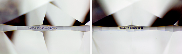 The fraudulent inscription was fixed according to GIA procedures.
