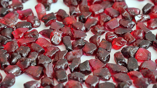 Rubies from Mugloto pit. Rubies from Mugloto pit.